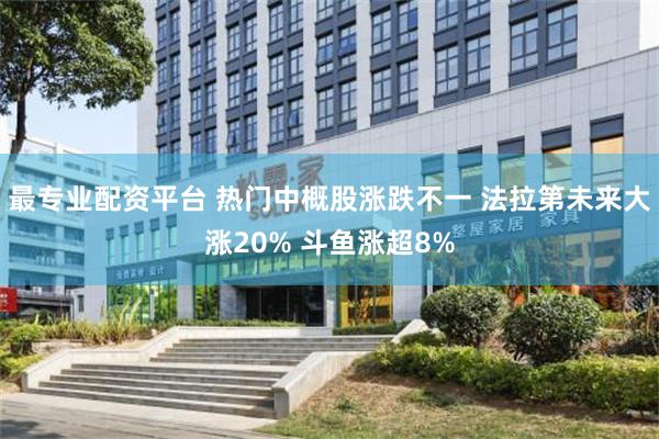 最专业配资平台 热门中概股涨跌不一 法拉第未来大涨20% 斗鱼涨超8%