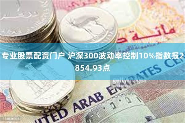 专业股票配资门户 沪深300波动率控制10%指数报2854.93点