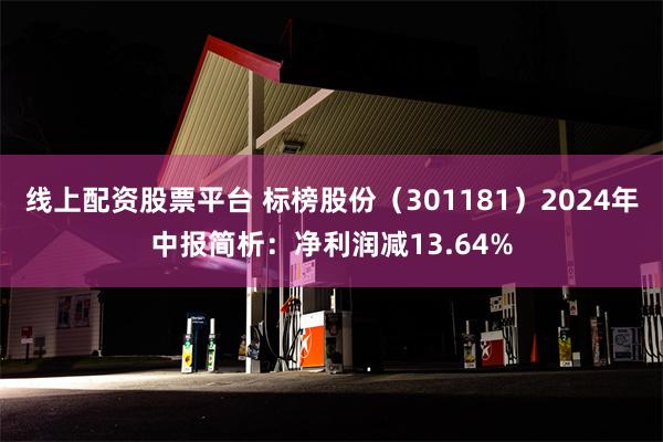 线上配资股票平台 标榜股份（301181）2024年中报简析：净利润减13.64%