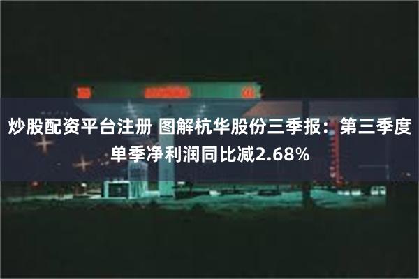 炒股配资平台注册 图解杭华股份三季报：第三季度单季净利润同比减2.68%