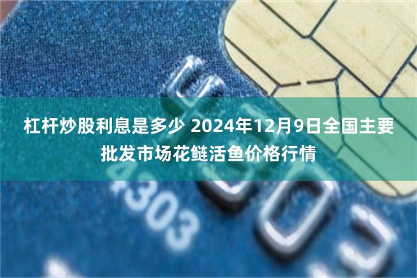 杠杆炒股利息是多少 2024年12月9日全国主要批发市场花鲢活鱼价格行情